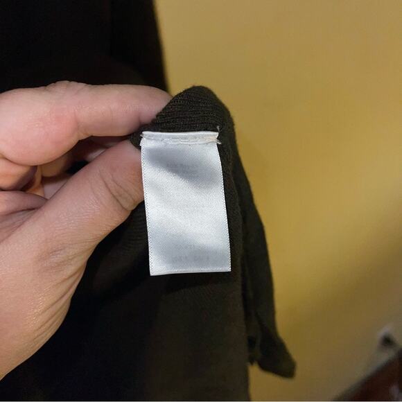 TALBOTS vneck Forrest green sweater L - Picture 3 of 4